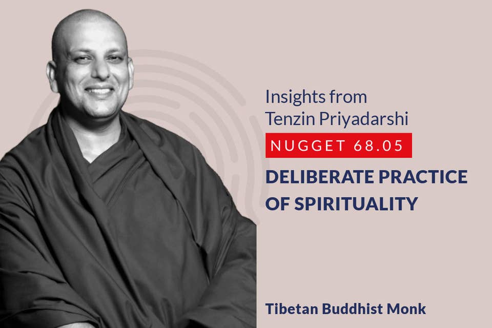 640: 68.05 Tenzin Priyadarshi - Deliberate practice of Spirituality