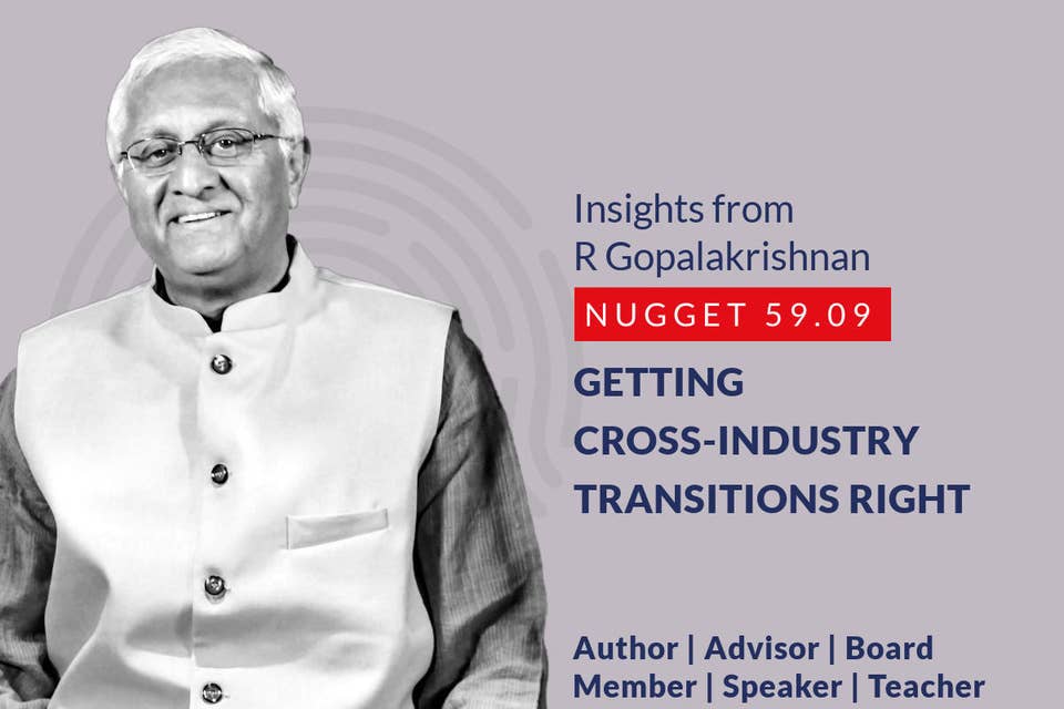 621: 59.09 R Gopalakrishnan - Getting cross-industry transitions right