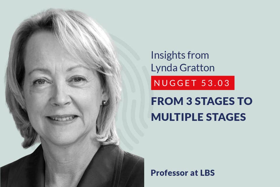562: 53.03 Lynda Gratton - From 3 stages to multiple stages