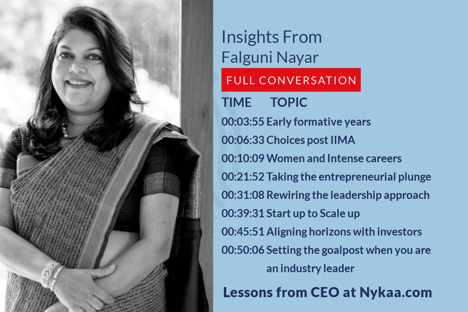 453: 42.00 Falguni Nayar on entrepreneurship, career management, and leadership