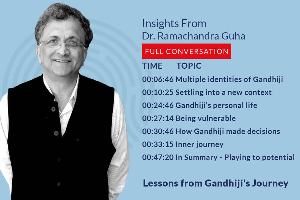 426: 39.00 Ramachandra Guha on his book "Gandhi - The years that changed the world"