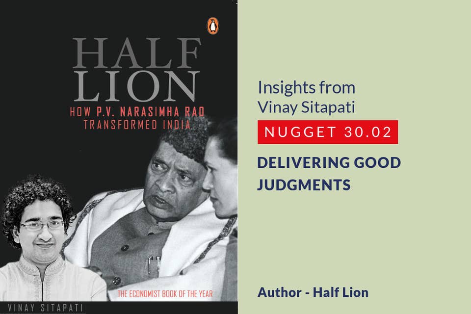 328: 30.02 Vinay Sitapati - Delivering good judgments