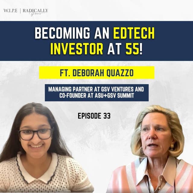 Becoming an EDTECH investor at 55