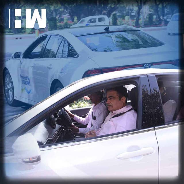 “Becoming Atmanirbhar”_ Nitin Gadkari Rolls Into Parliament In Hydrogen Car _ BJP _ PM Modi