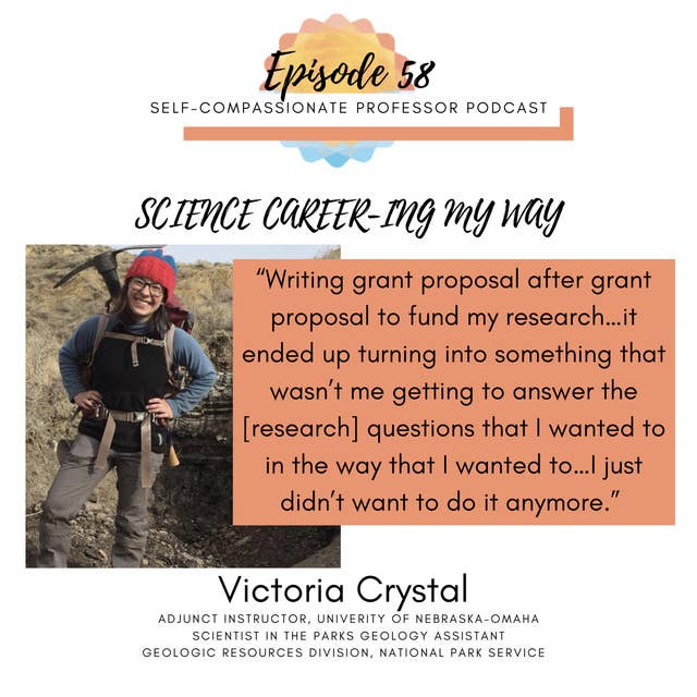 58. Science career-ing my way with Victoria Crystal