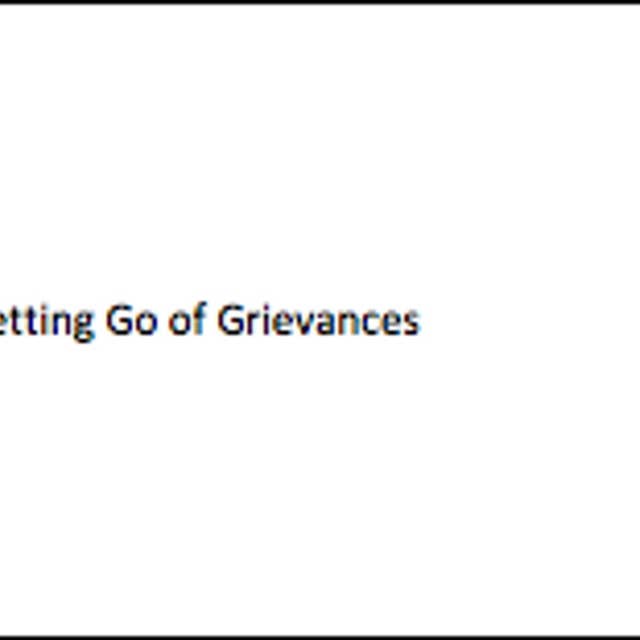 davidji - Letting Go of Grievances