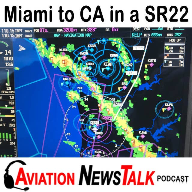 131 Buying and Flying a Cirrus SR22 from Miami to California, Lightspeed Tango headset, Garmin inReach