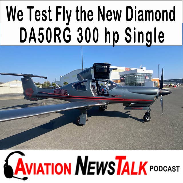 294 Diamond DA50RG Demo Flight - 300 hp FADEC Jet Fuel Engine