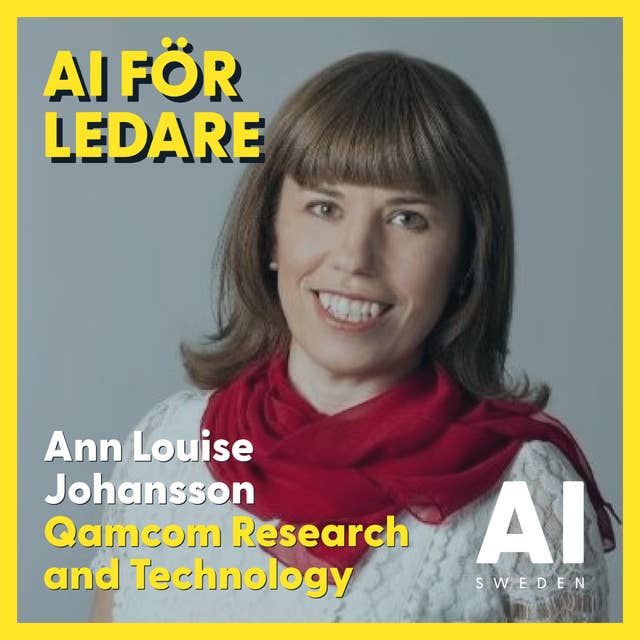 AI som verktyg och hur man som organisation kan tänka - Ann Louise Johansson, General Manager, Qamcom Research & Technology Stockholm
