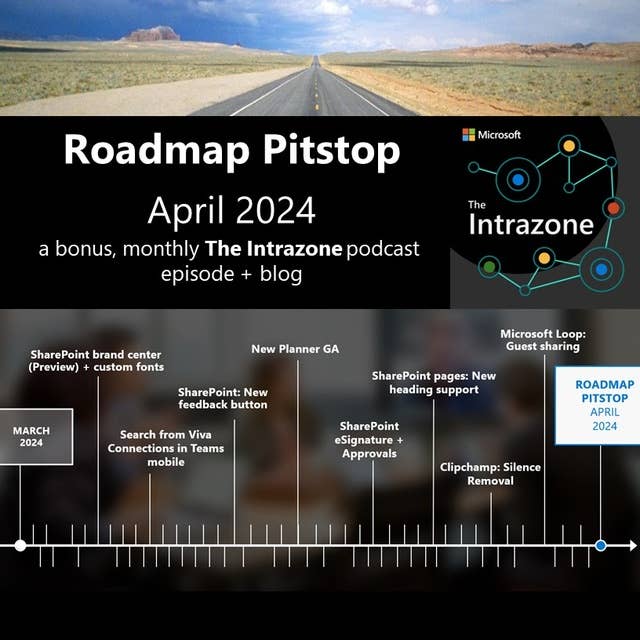 SharePoint roadmap pitstop April 2024
