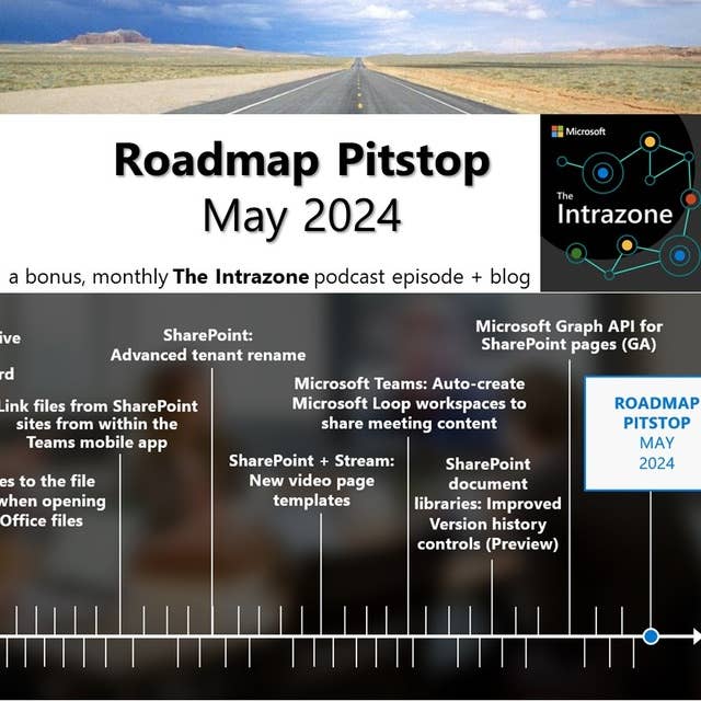 SharePoint roadmap pitstop May 2024