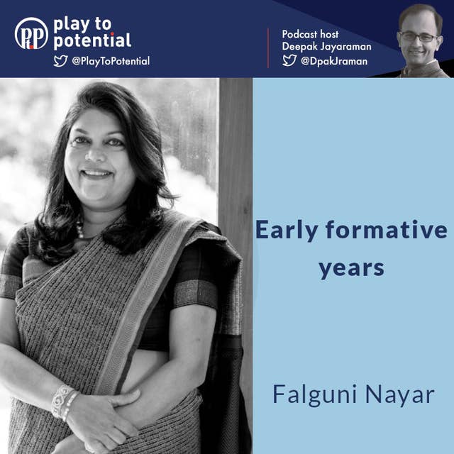 Falguni Nayar - Early formative years