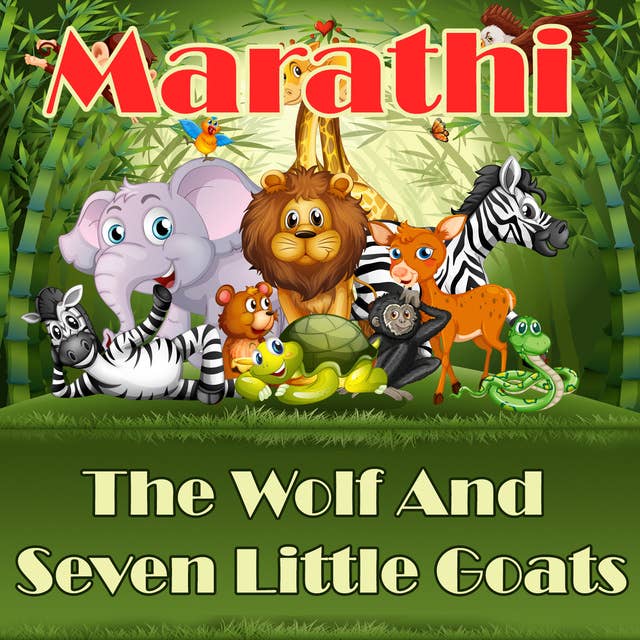 The Wolf And Seven Little Goats in Marathi