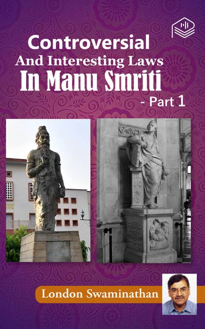 Controversial And Interesting Laws In Manu Smriti - Part 1