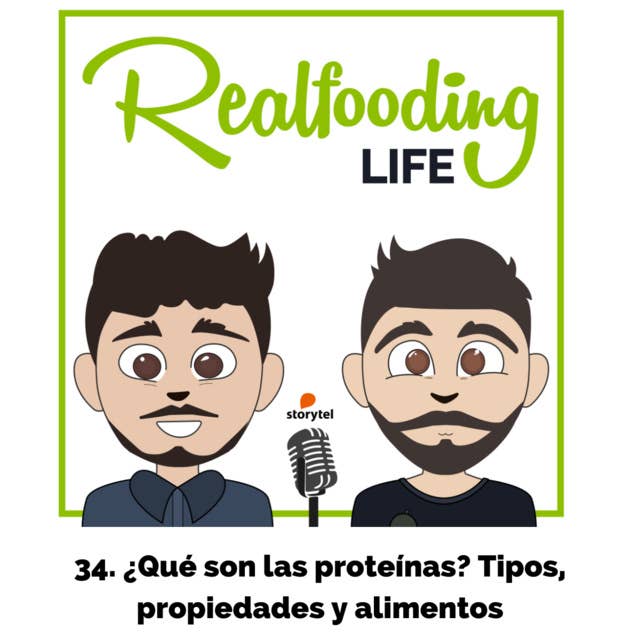 Podcast realfooding: Ep:34: ¿Qué son las proteínas? Tipos, propiedades y alimentos
