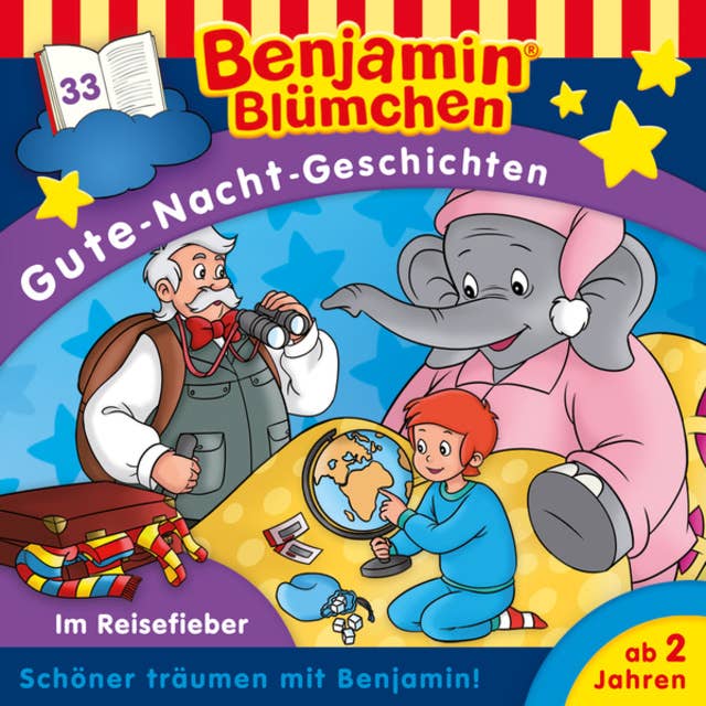 Cover for Benjamin Blümchen, Gute-Nacht-Geschichten: Folge 33: Im Reisefieber
