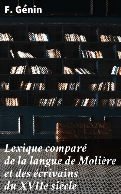 Lexique comparé de la langue de Molière et des écrivains du XVIIe siècle: Étude comparative du lexique littéraire du XVIIe siècle français