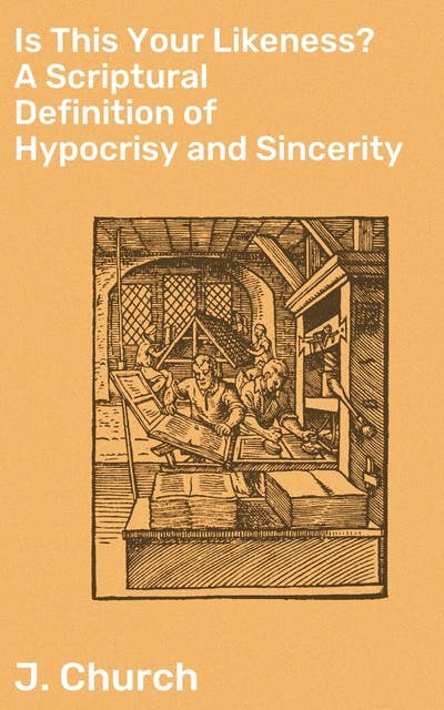 Is This Your Likeness? A Scriptural Definition of Hypocrisy and Sincerity: Exploring the Heart of Religious Hypocrisy and Spiritual Authenticity