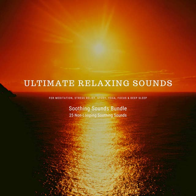 Ultimate Relaxing Sounds for Meditation, Stress Relief, Study, Yoga, Focus & Deep Sleep: Soothing Sounds Bundle *** 25 Non-Looping Soothing Sounds