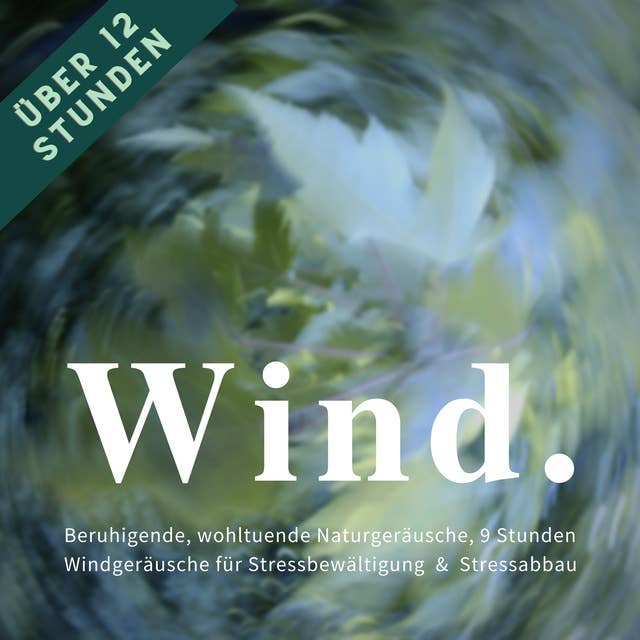 Wind & Windgeräusche: Beruhigende, wohltuende Naturgeräusche für Stressreduktion, Stressvermeidung & Stressabbau: Über 12 Stunden mit und ohne Musik zum Entspannen, Einschlafen, Meditieren