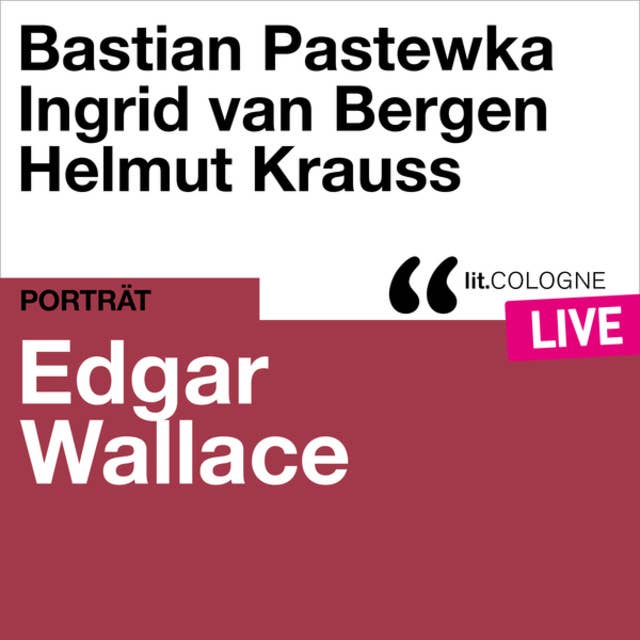 Edgar Wallace - lit.COLOGNE live