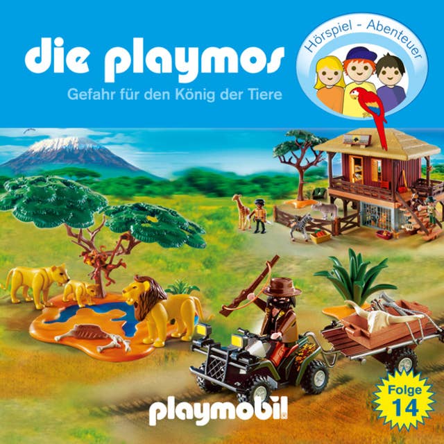 Die Playmos - Das Original Playmobil Hörspiel: Folge 14: Gefahr für den König der Tiere