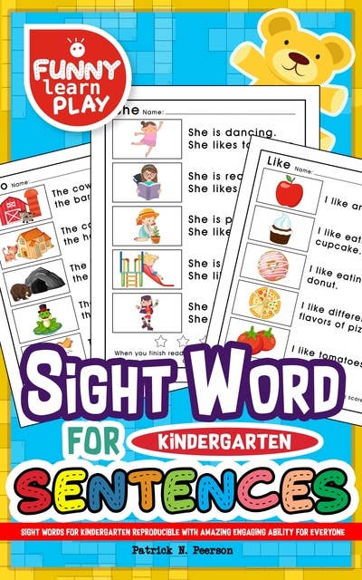 Sight Words for Kindergarten: Reproducible with Amazing Engaging Ability for Everyone - Sight Words Kindergarten Ideal for Recognizing & Learning Trends for Kids