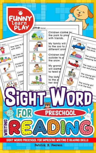 Sight Words Preschool: Improving Writing & Reading Skills - Sight Word Books for pre-k Along With Cleaning Pen & Flash Cards