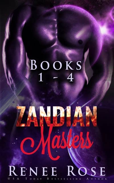 Zandian Masters Books 1-4: Alien Warrior Romance