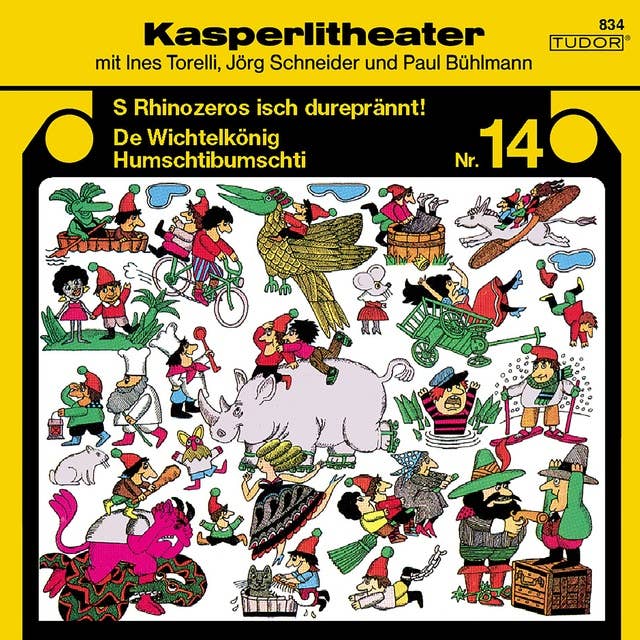 Kasperlitheater, Nr. 14: S Rhinozeros isch dureprännt! / De Wichtelkönig Humschtibumschti