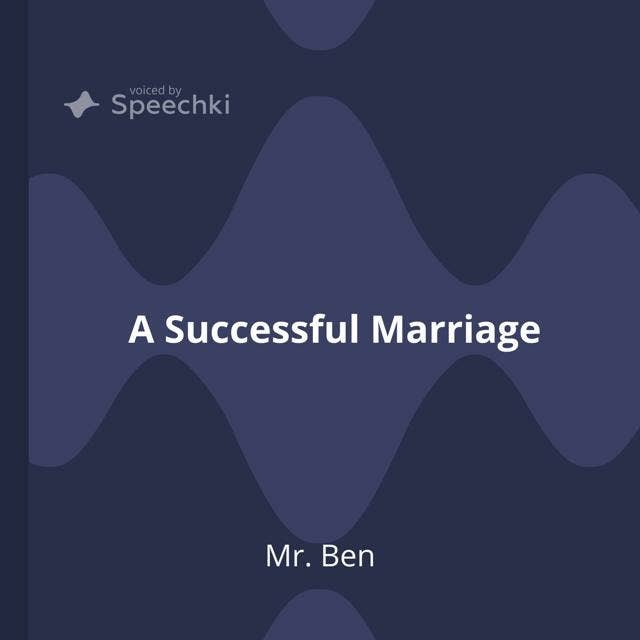 Cover for A Successful Marriage