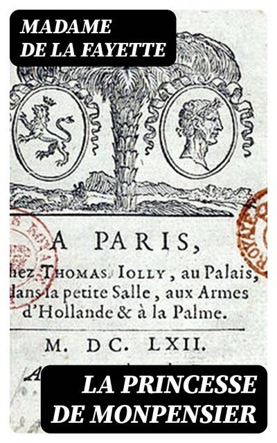 Cover for La princesse de Monpensier