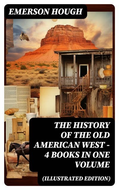 The History of the Old American West – 4 Books in One Volume (Illustrated Edition): The Story of the Cowboy, The Way to the West, The Story of the Outlaw & The Passing of Frontier