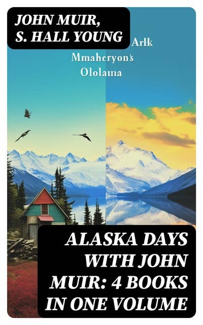 Alaska Days with John Muir: 4 Books in One Volume: Illustrated: Travels in Alaska, The Cruise of the Corwin, Stickeen and Alaska Days