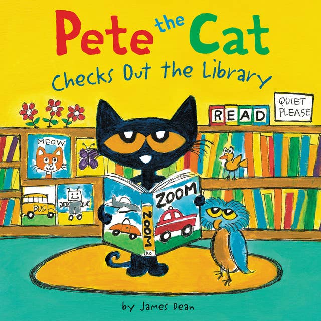 Cover for Pete the Cat Checks Out the Library
