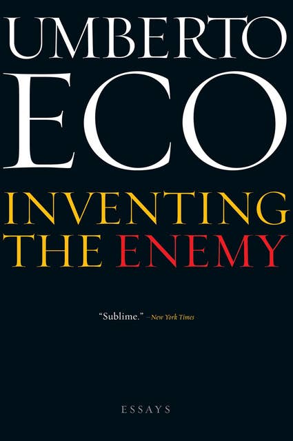 Cover for Inventing the Enemy: Essays