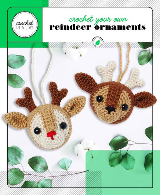Crochet Your Own Reindeer Ornaments