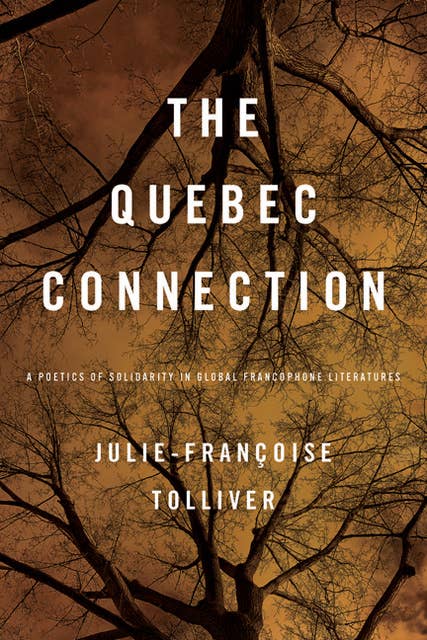The Quebec Connection: A Poetics of Solidarity in Global Francophone Literatures