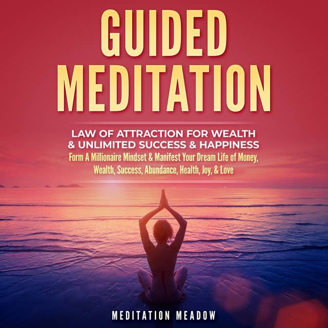 Guided Meditation - Law of Attraction for Wealth & Unlimited Success & Happiness: Form A Millionaire Mindset & Manifest Your Dream Life of Money, Wealth, Success, Abundance, Health, Joy, & Love