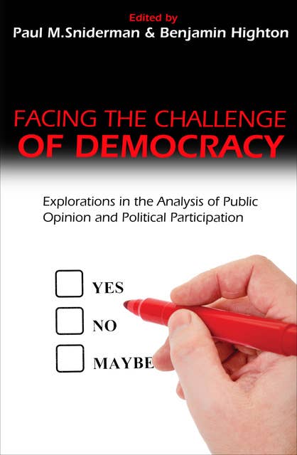 Facing the Challenge of Democracy: Explorations in the Analysis of Public Opinion and Political Participation