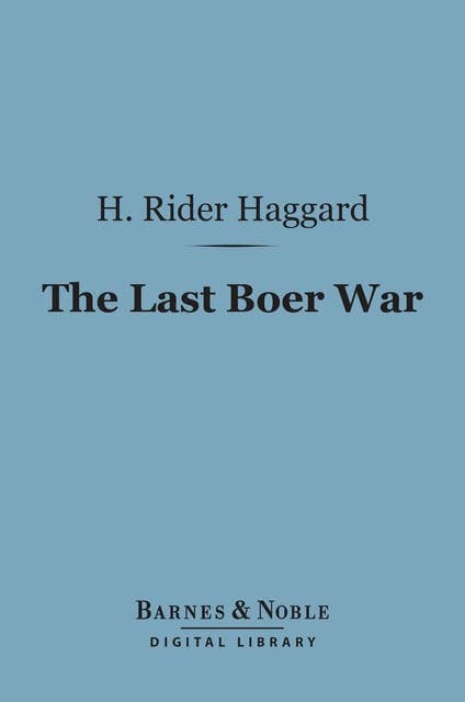 The Last Boer War (Barnes & Noble Digital Library)