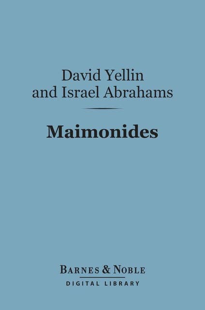 Maimonides (Barnes & Noble Digital Library)