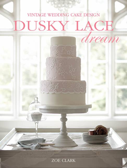 Dusky Lace Dream: Vintage Wedding Cake Design