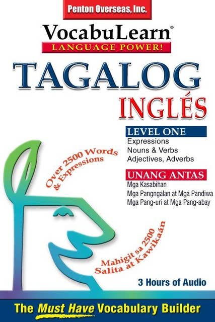 Vocabulearn: Tagalog / English Level 1: Bilingual Vocabulary Audio Series