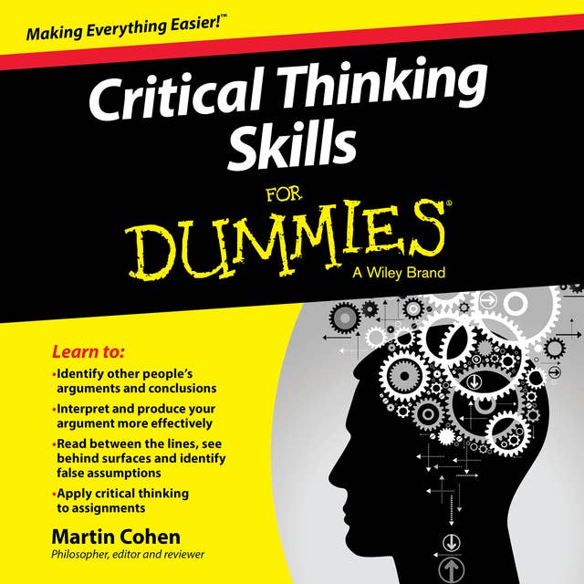 Cover for Critical Thinking Skills For Dummies
