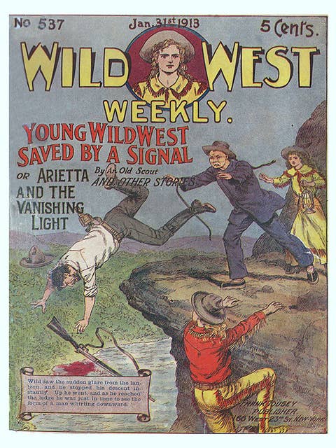 Young Wild West Saved by a Signal