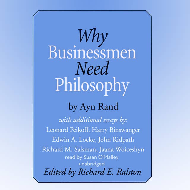 Cover for Why Businessmen Need Philosophy and Other Essays