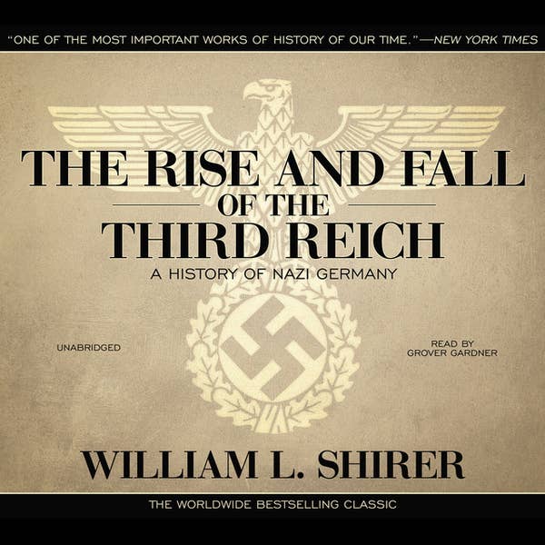 The Rise Fall of Adolf Hitler by William L Shirer 1961 Hard top Cover Landmark Books