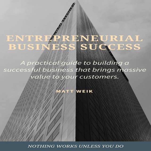 Entrepreneurial Business Success: A practical guide to building a successful business that brings massive value to your customers
