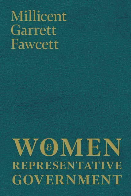 Cover for Women and Representative Government